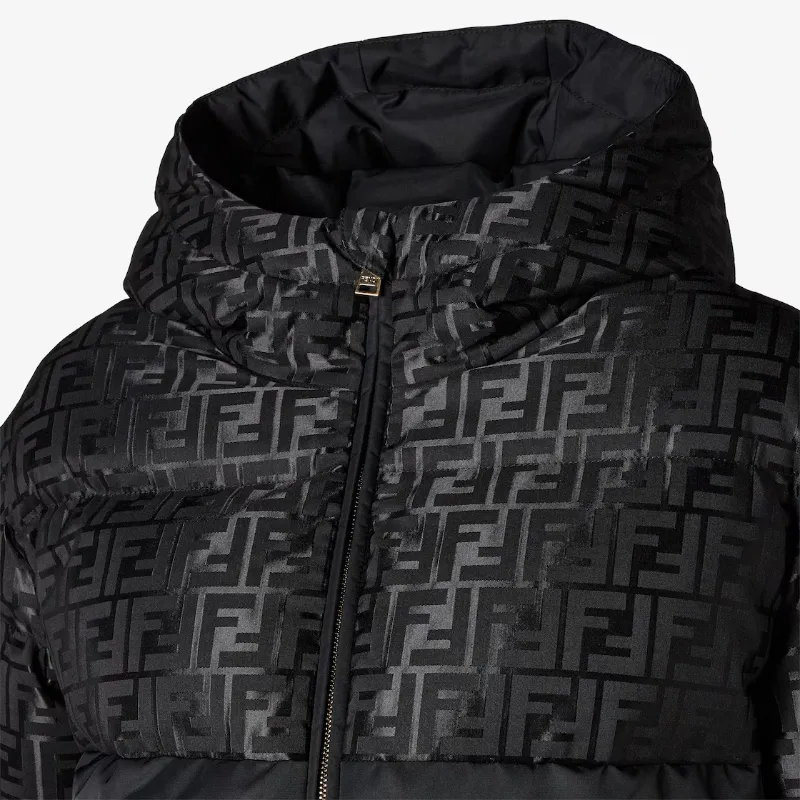 Ff Jacquard Technical Fabric Down Jacket