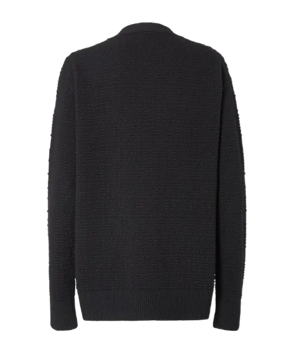 Long-Sleeved V-Neck Cardigan