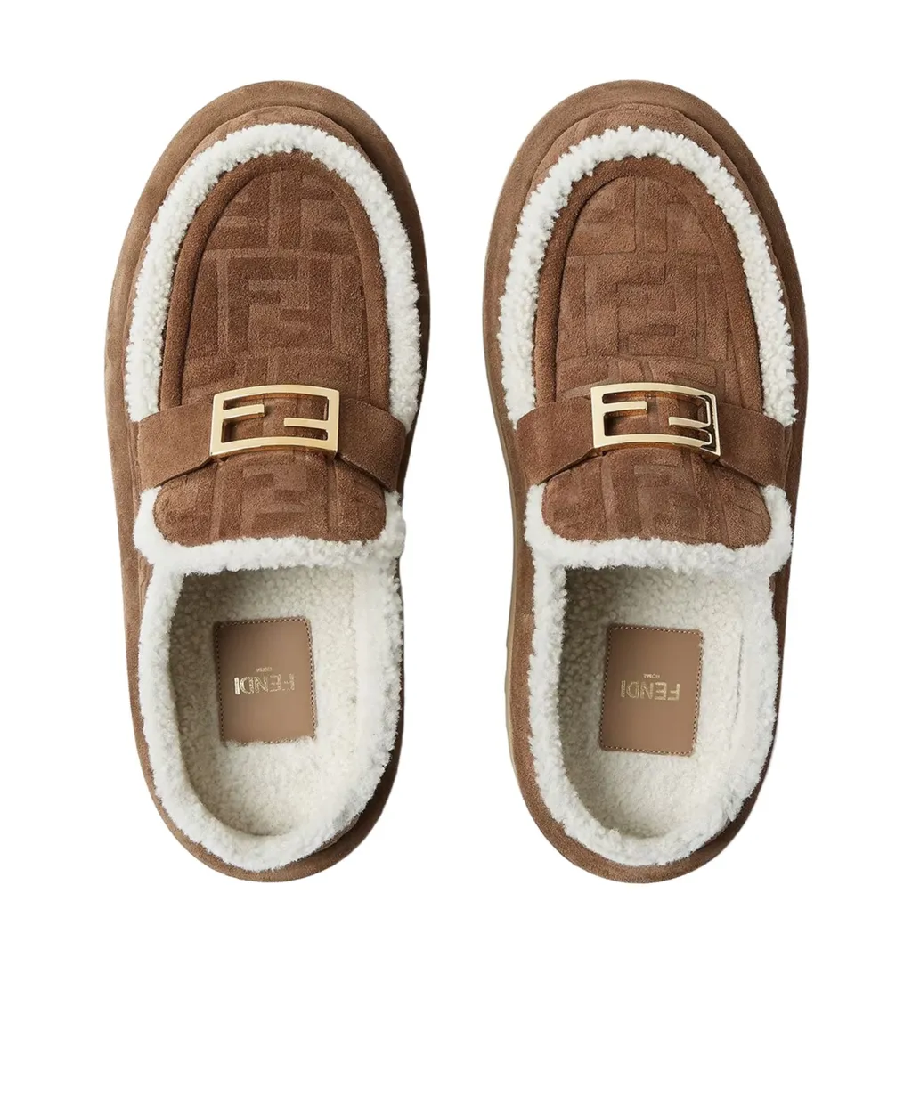 Logo Plaque Slip-On Sandals