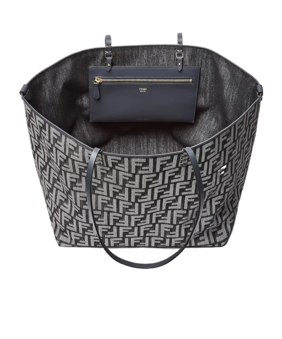 Large Roll Ff-Jacquard Tote Bag