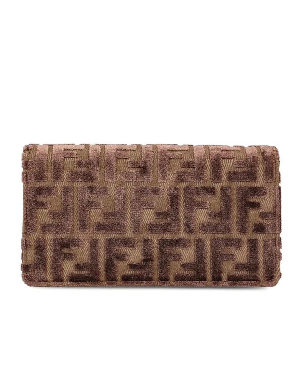 Baguette Ff Chained Compact Wallet