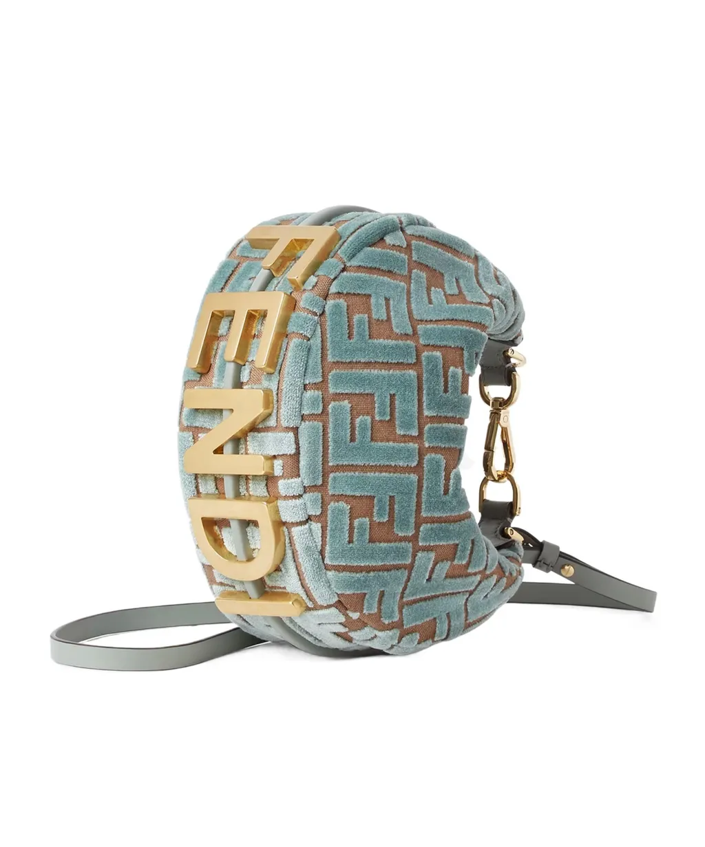 Fendigraphy Ff Jacquard Velvet Mini Tote Bag
