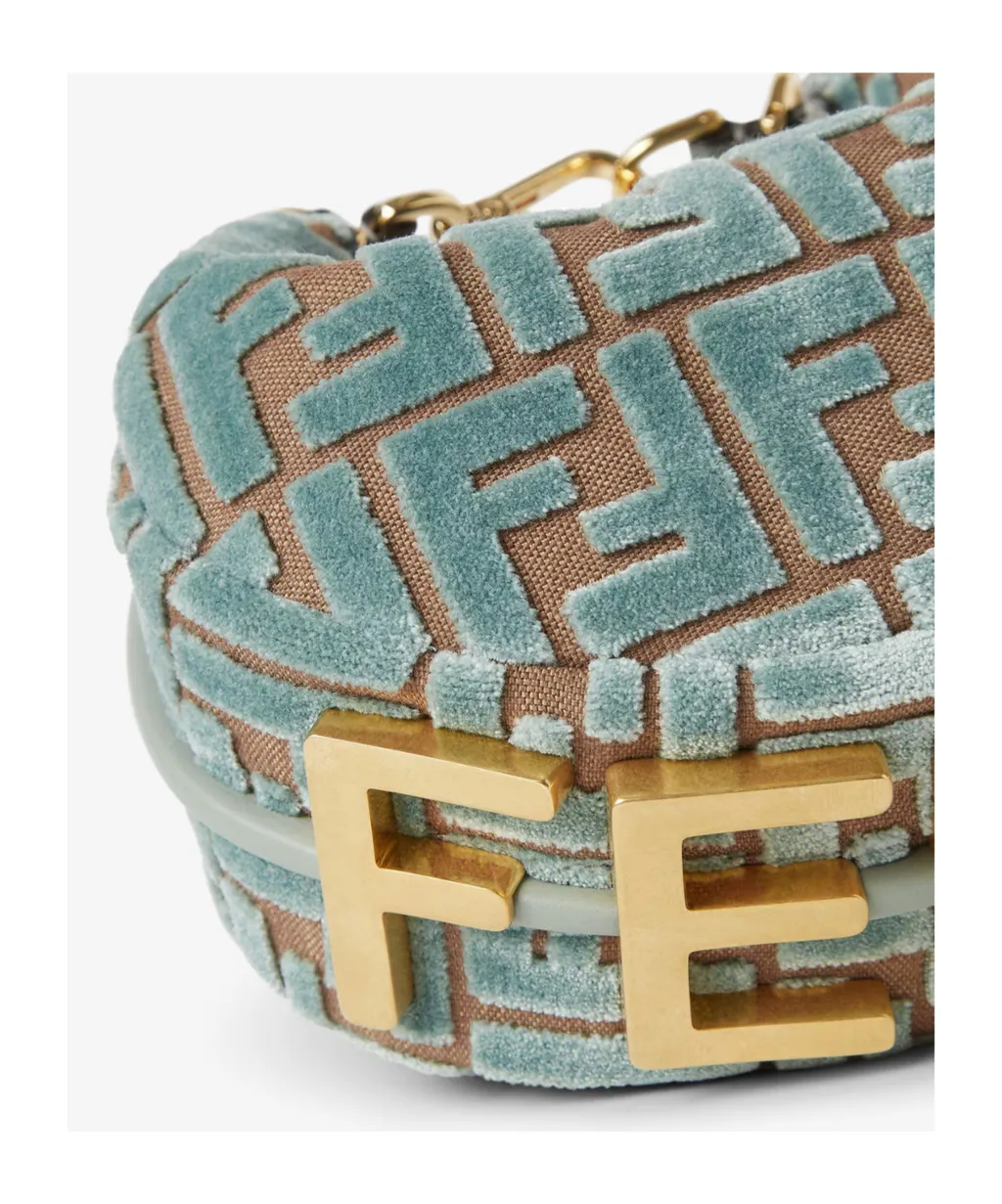 Fendigraphy Ff Jacquard Velvet Mini Tote Bag