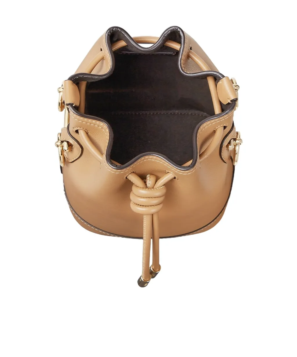 Mon Tresor Drawstring Mini Bucket Bag