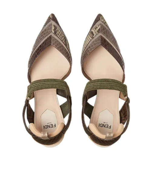 Colibrì Pointed-Toe Slingback Pumps