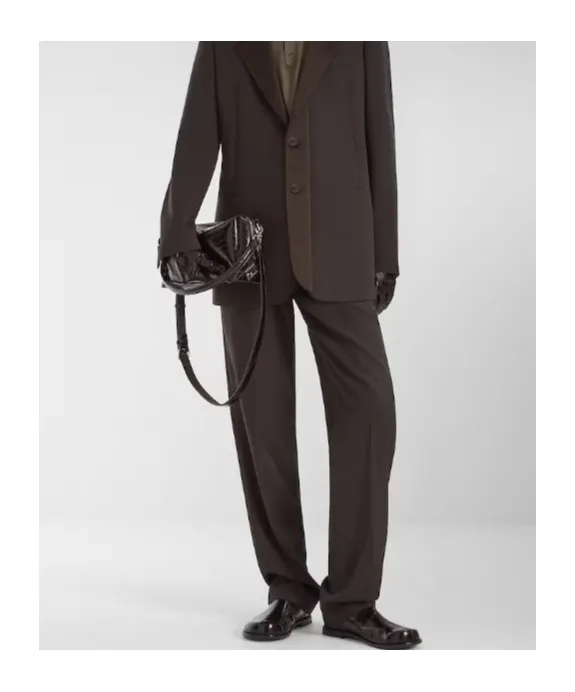 Straight-Leg Tailored Cigarette Pants