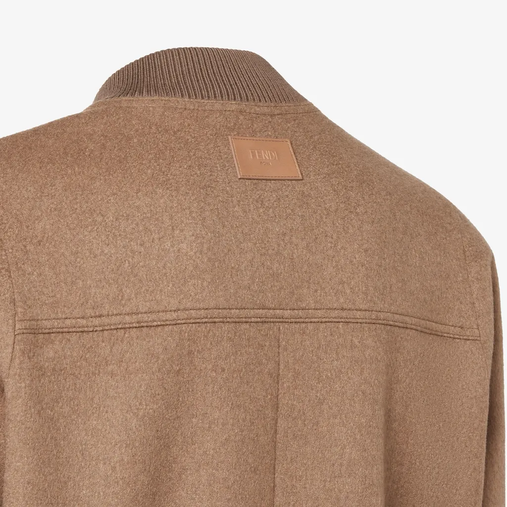 Long Sleeved Buttoned Bomber Jacket