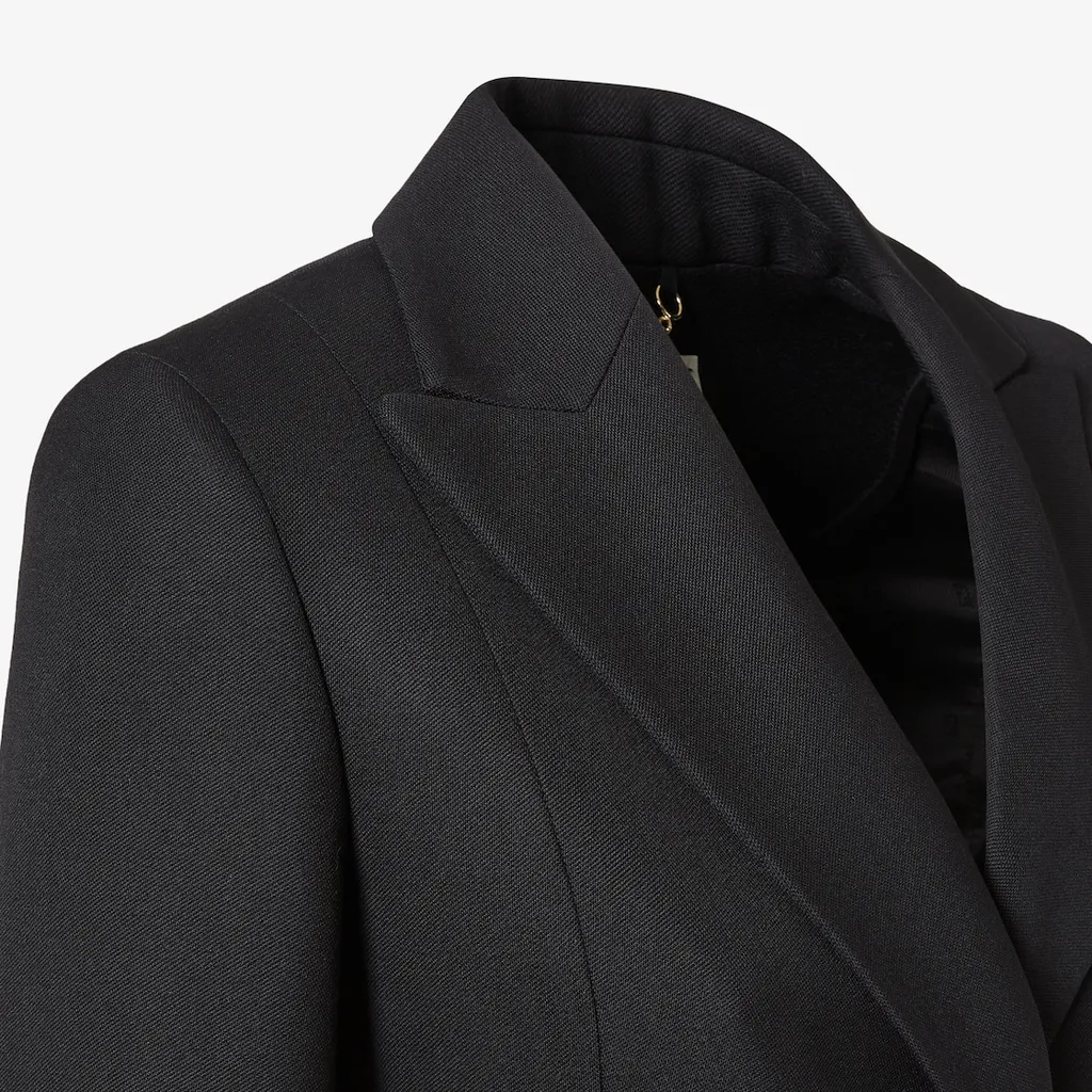 Peplum Detail Fitted Waist Coat