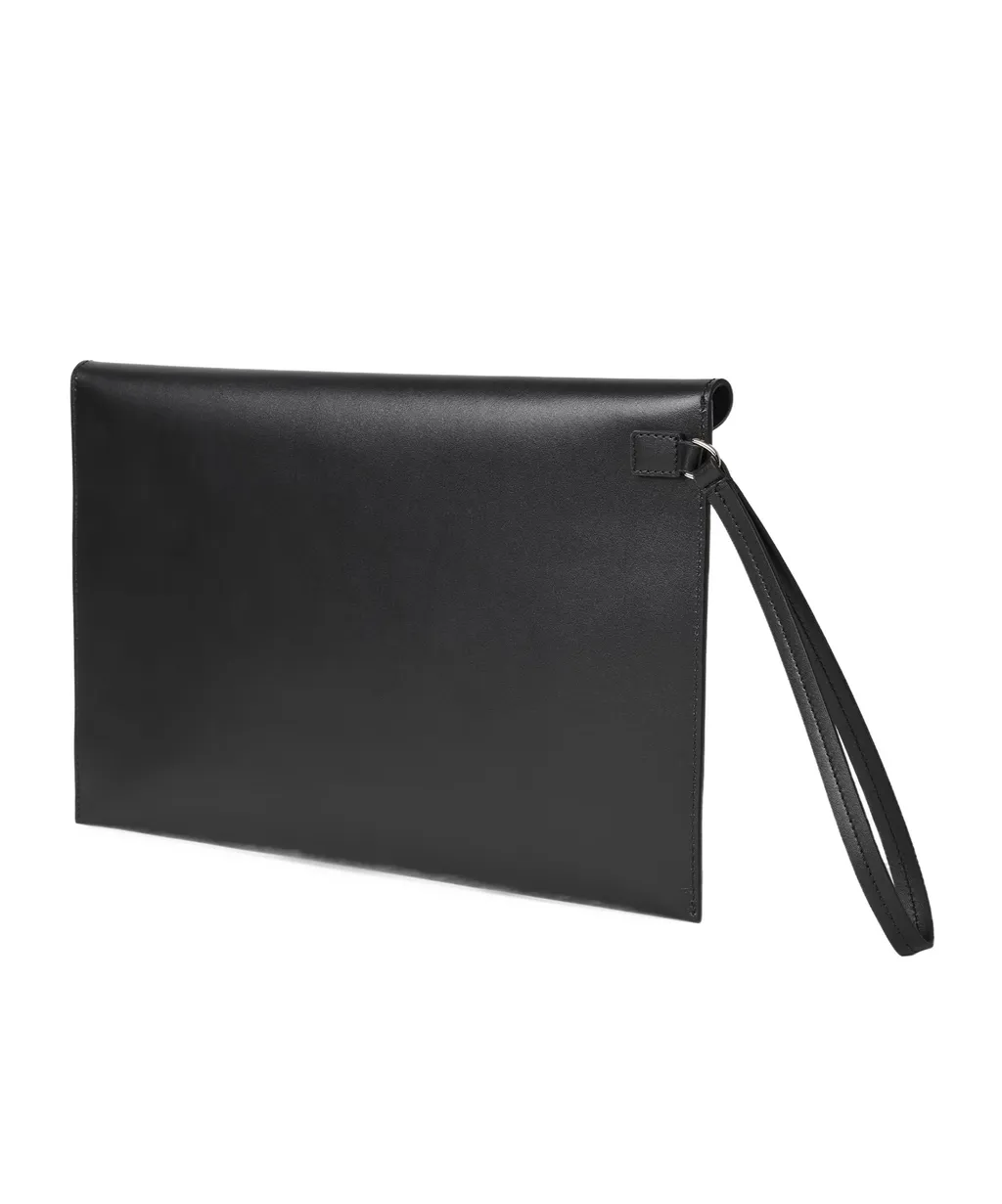 Large Ff Squared Flat Clutch Bag