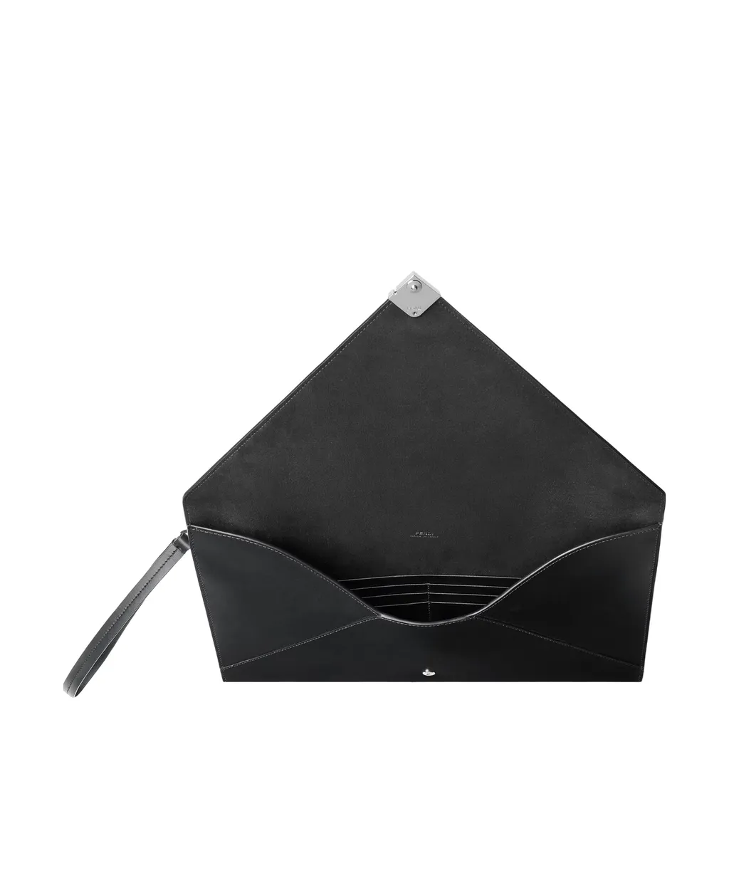 Large Ff Squared Flat Clutch Bag