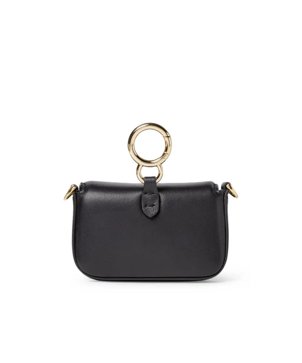 Black Nappa Leather Charm