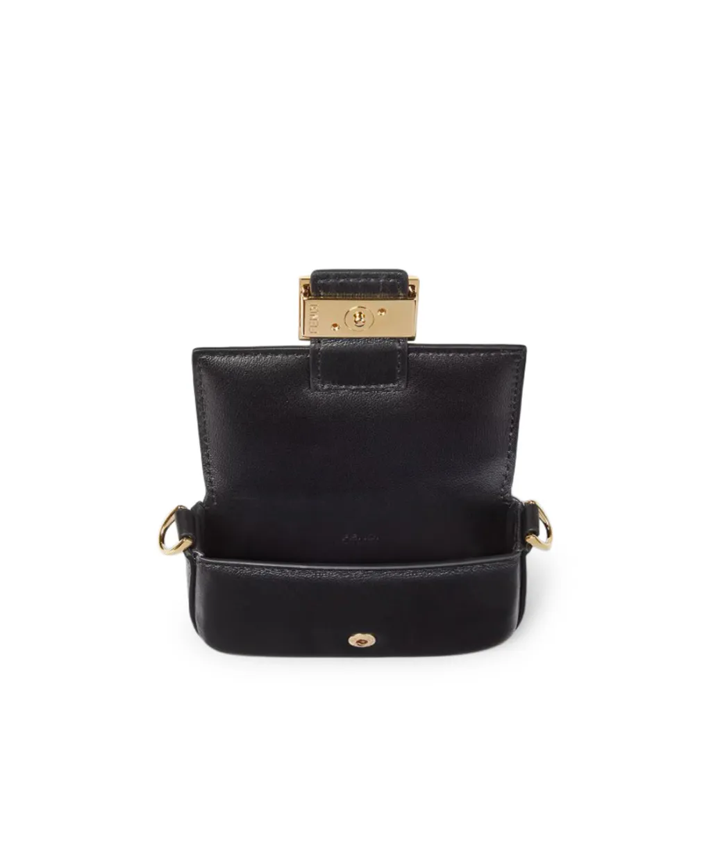 Black Nappa Leather Charm