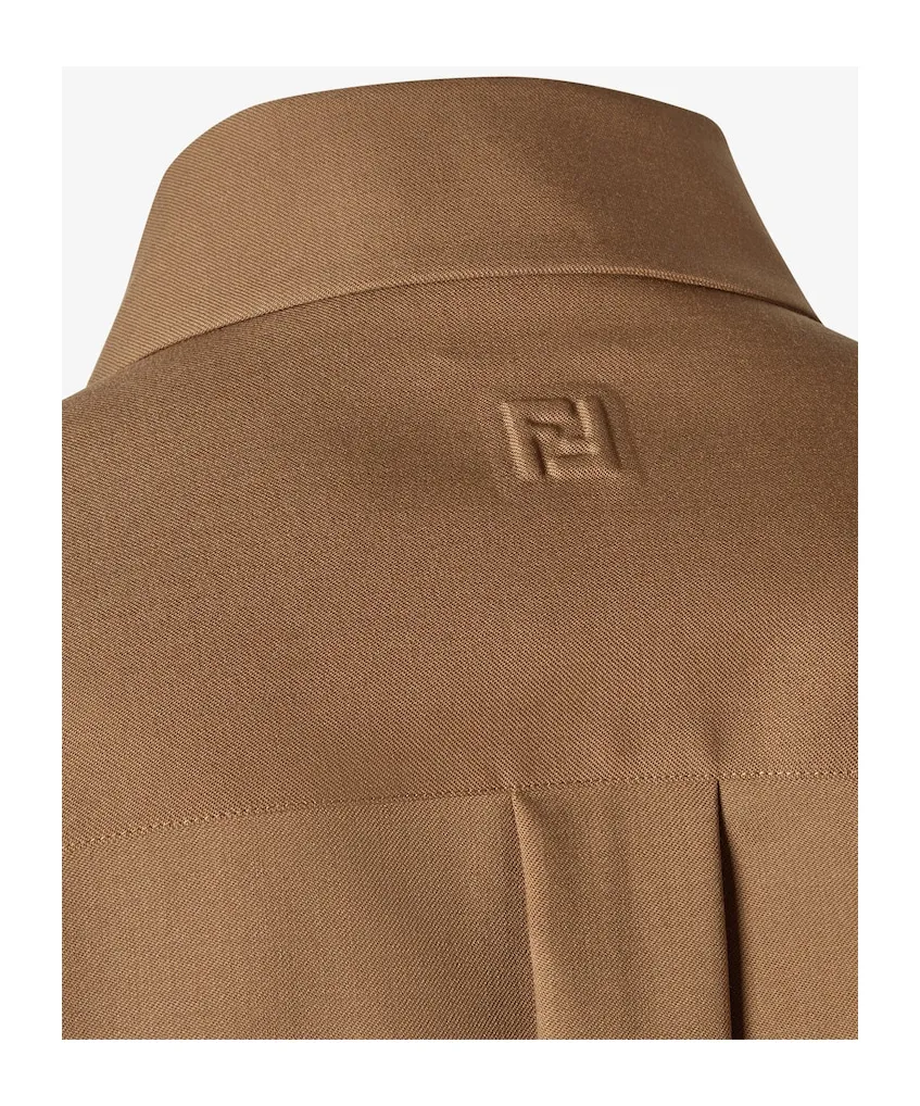 Rust-Colored Wool Shirt