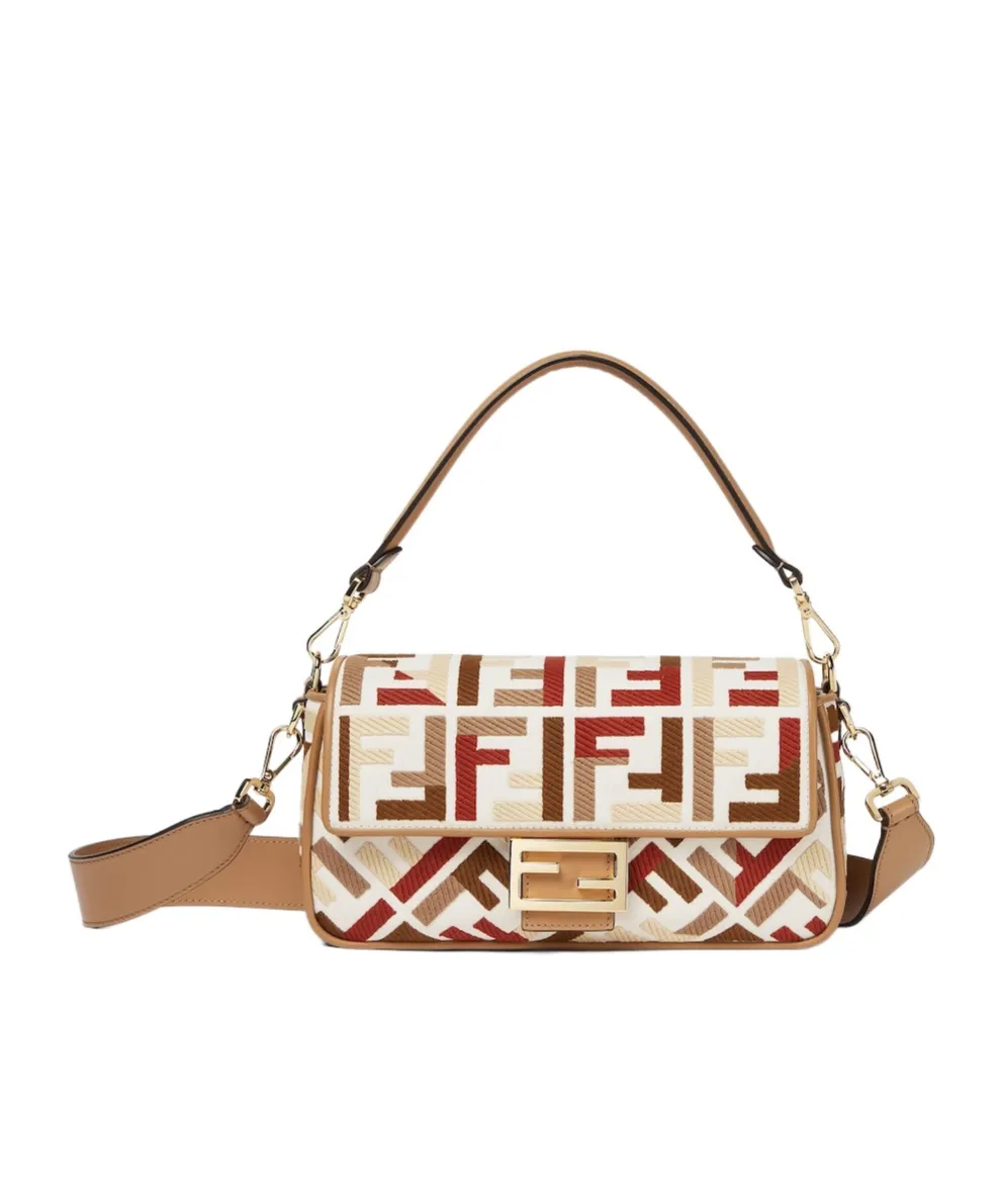 Baguette Monogrammed Shoulder Bag