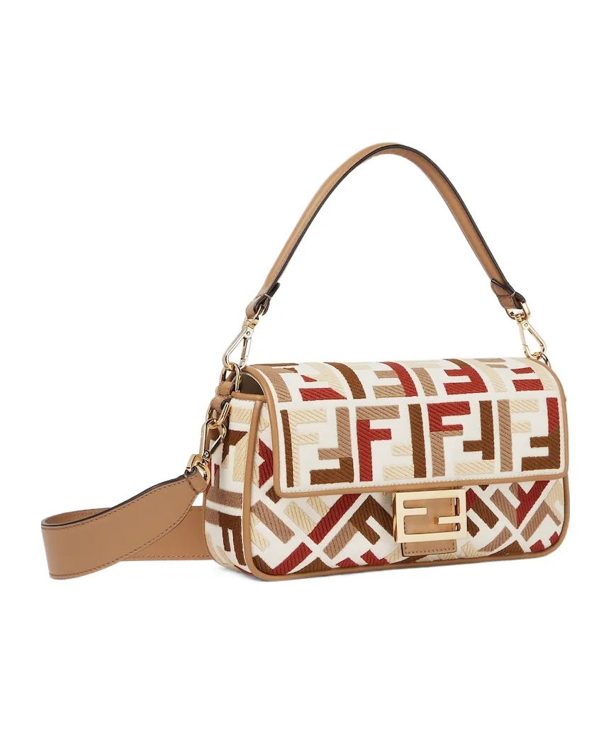 Baguette Monogrammed Shoulder Bag