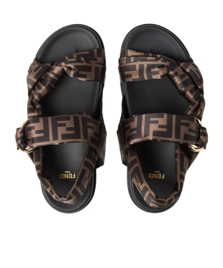Ff Satin Sandals