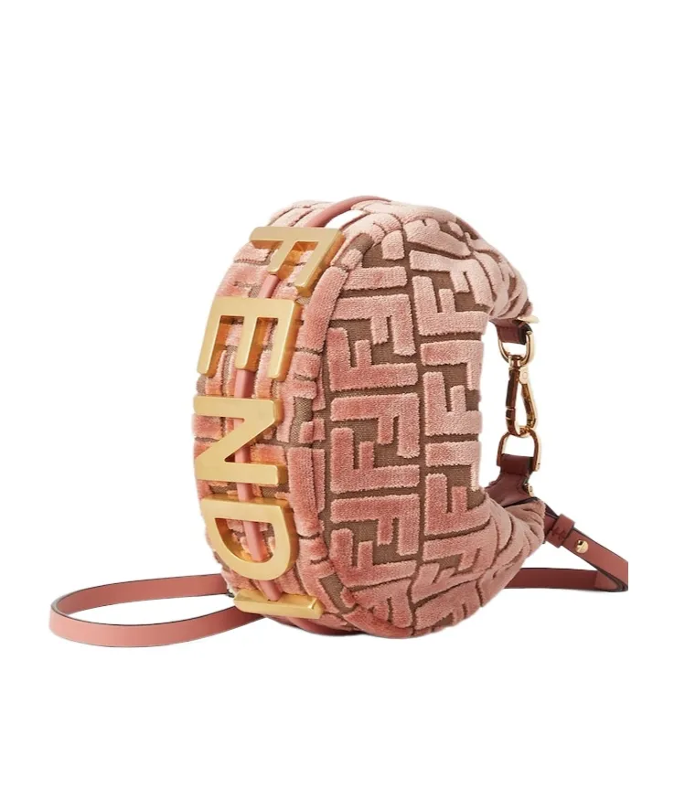 Ff Jacquard Velvet Mini-Bag
