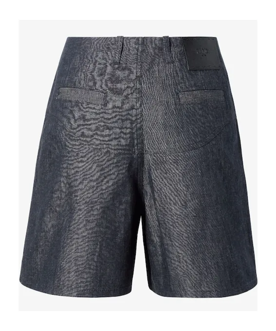 Light Blue Chambray Shorts