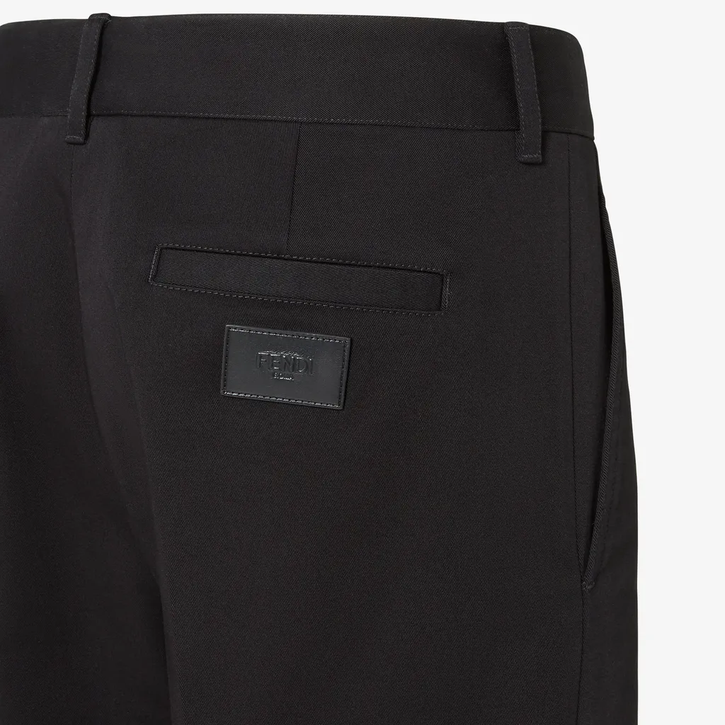 Black Gabardine Pants