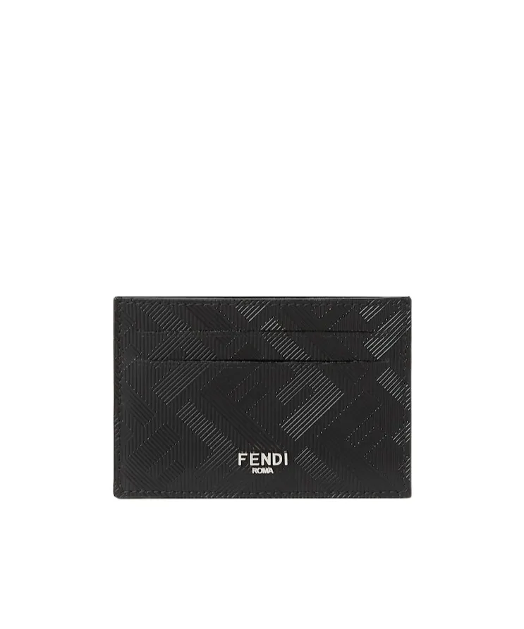 Black Leather Card Holder