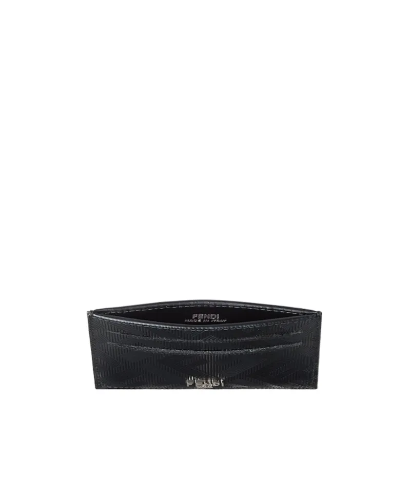 Black Leather Card Holder