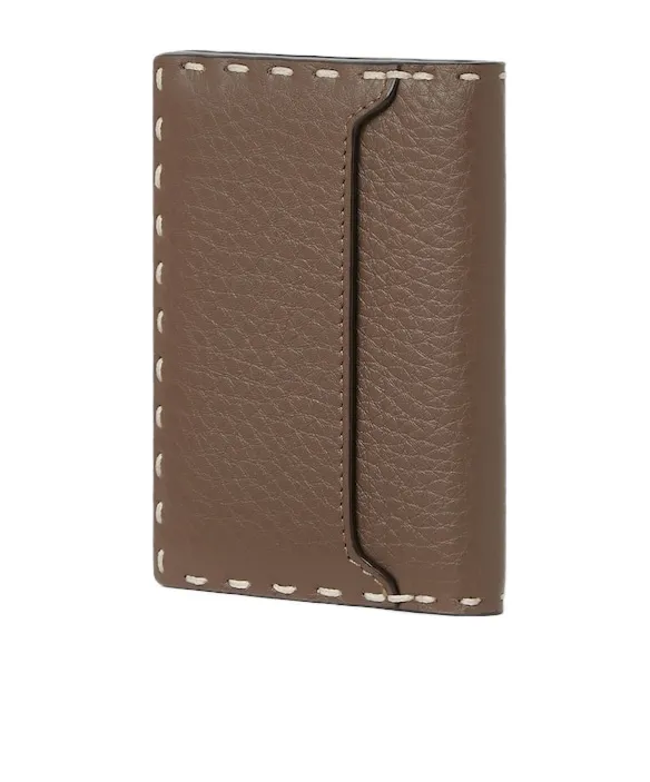 Selleria Card Holder With 104 Hand-Sewn Topstitches