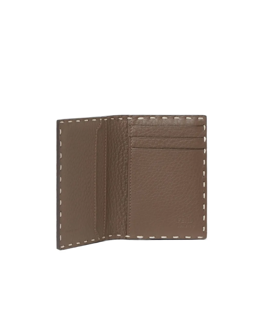 Selleria Card Holder With 104 Hand-Sewn Topstitches