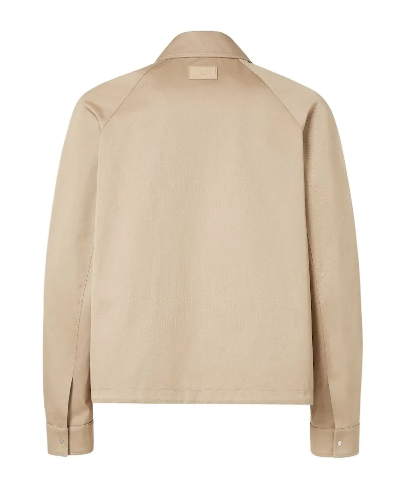 Ff Logo Plaque Zip-Up Blouson