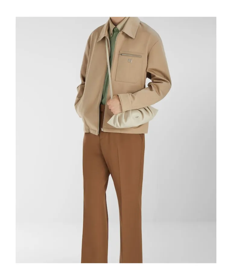 Ff Logo Plaque Zip-Up Blouson