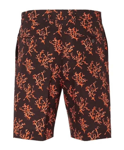 Brown Linen Shorts