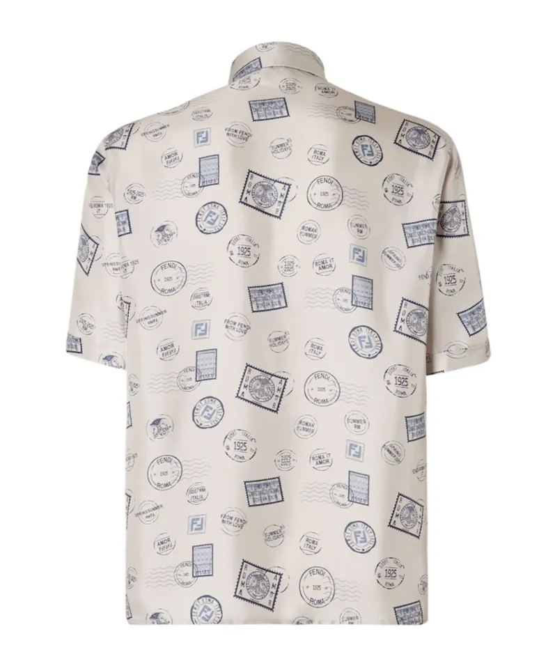 Graphic Printed Short Sleeved Shirt