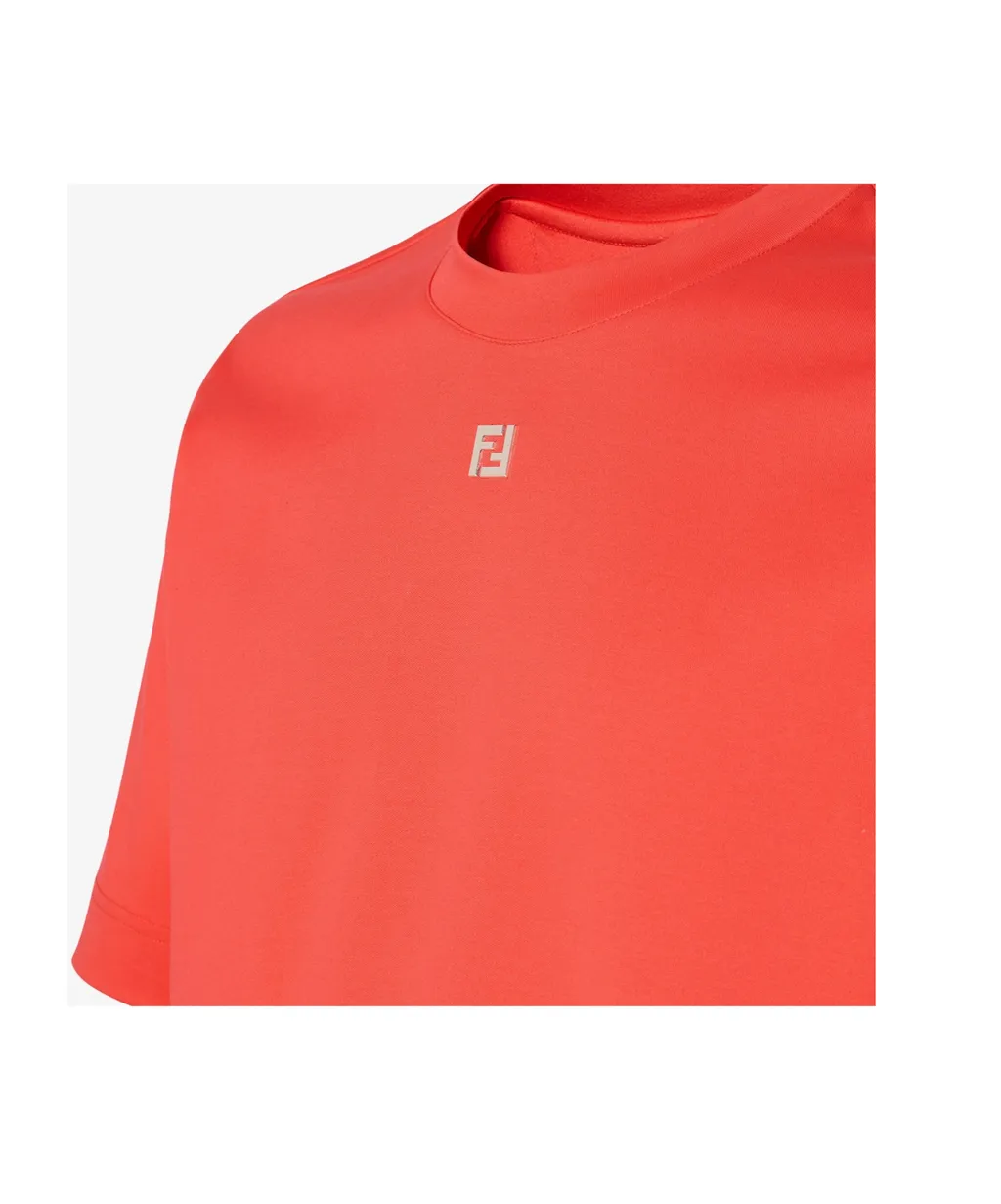 Ff Plaque Crewneck T-Shirt