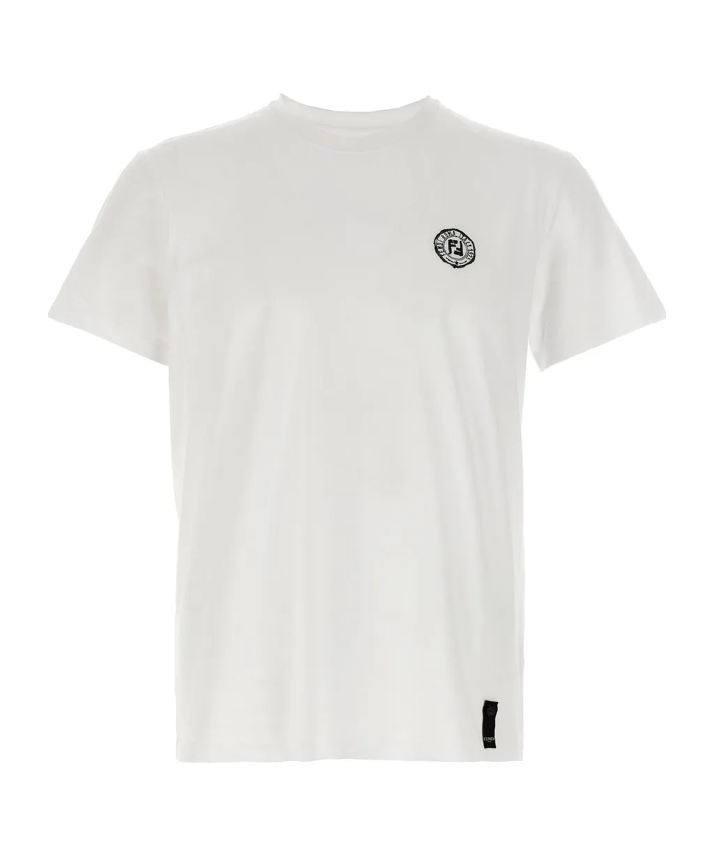 Logo Embroidered Crewneck T-Shirt