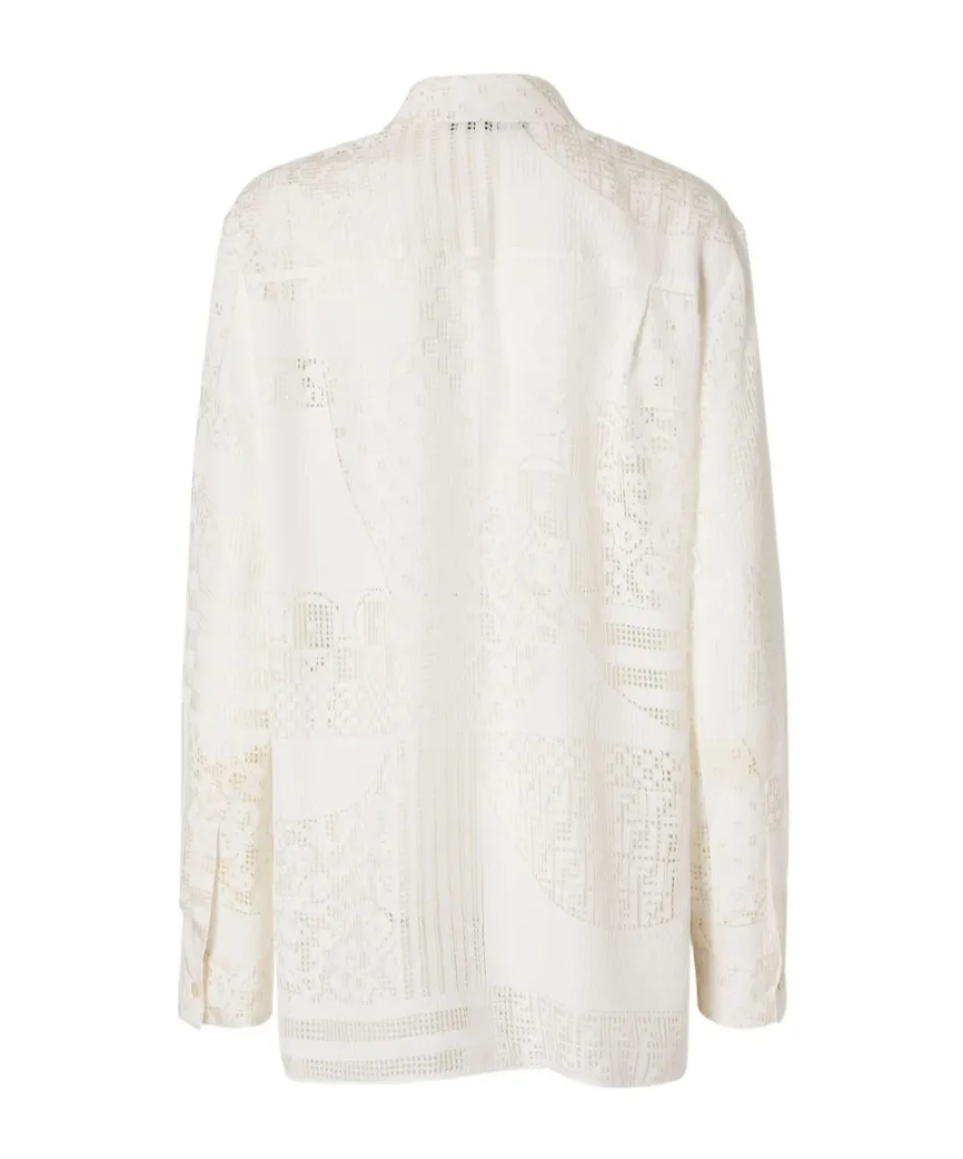 Long Sleeved Patchwork Shirt