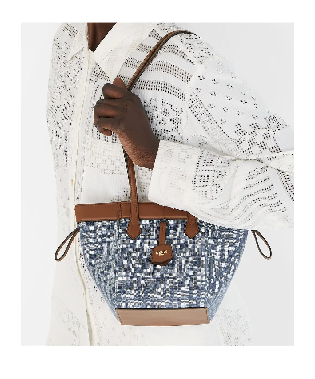 Origami Ff Jacquard Mini Tote Bag