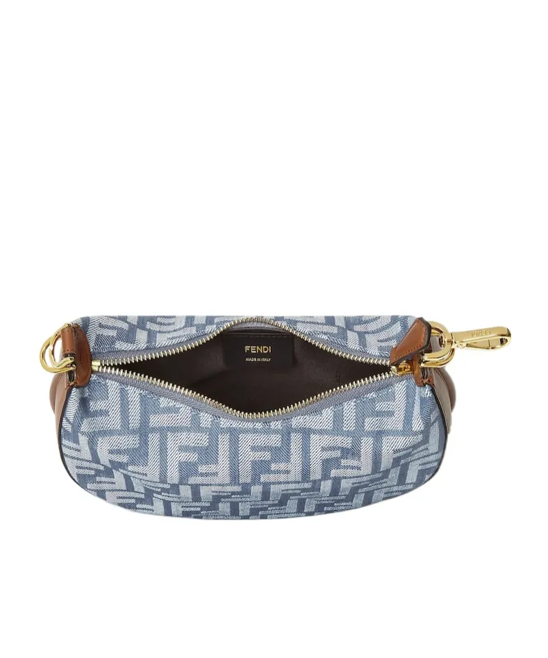 Fendigraphy Ff Jacquard Mini Hobo Bag