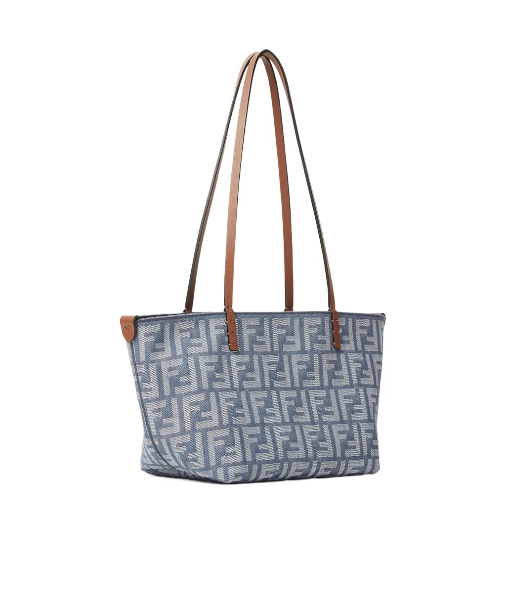 Roll Ff Jacquard Small Tote Bag