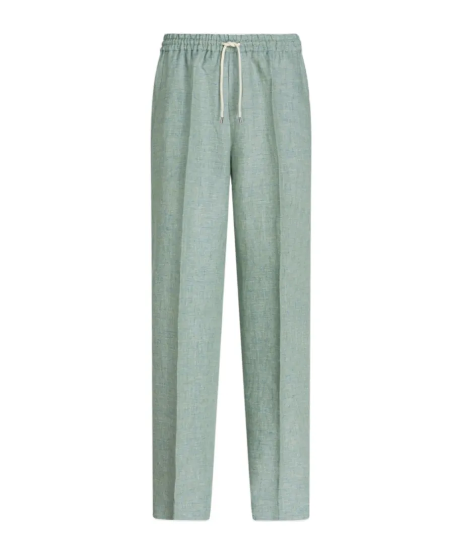 Drawstring Elastic Waist Pants