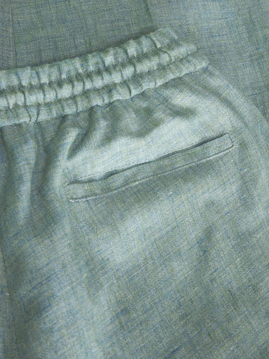 Drawstring Elastic Waist Pants