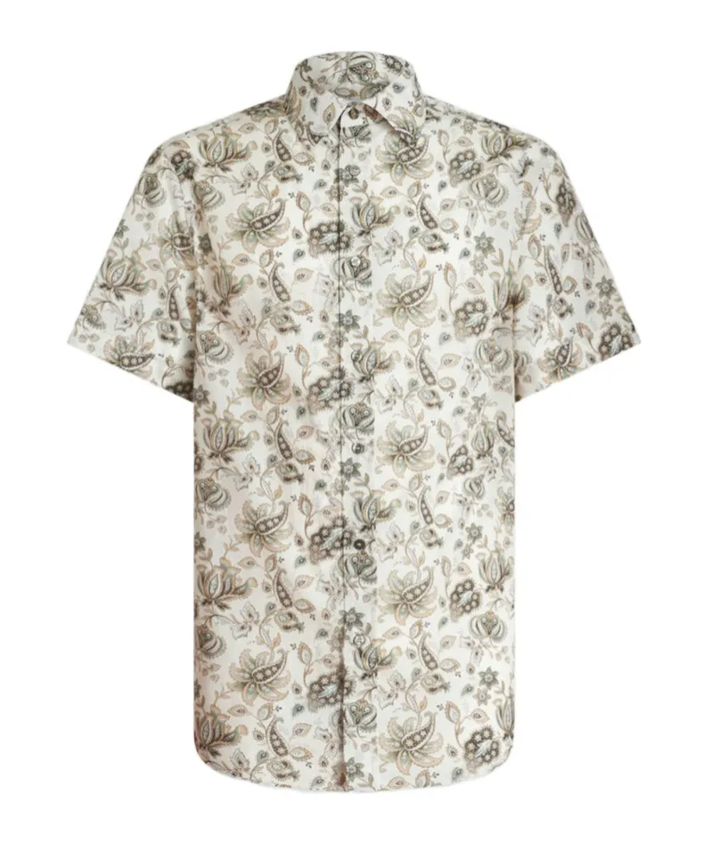 Paisley Print Cotton Shirt
