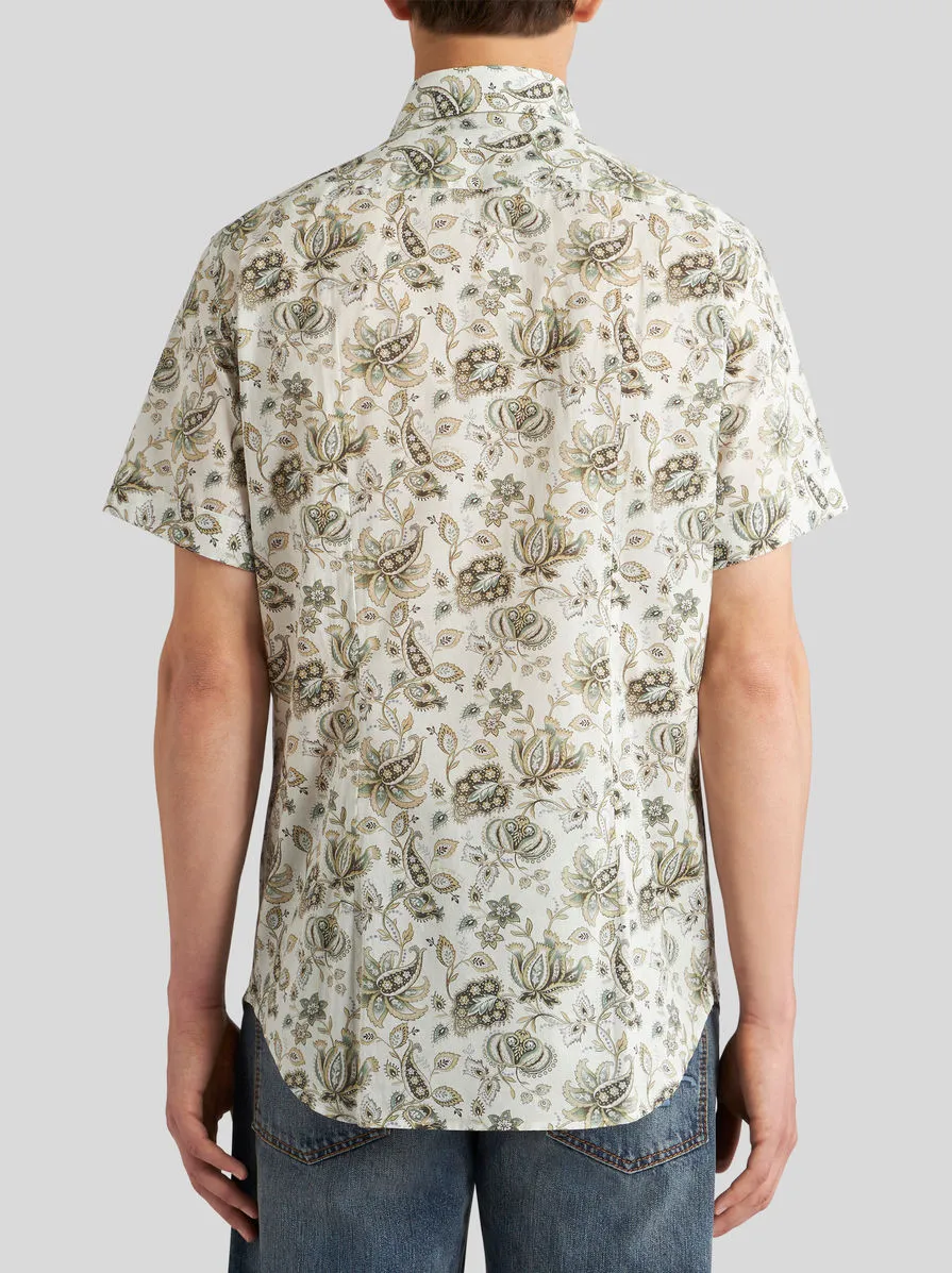 Paisley Print Cotton Shirt