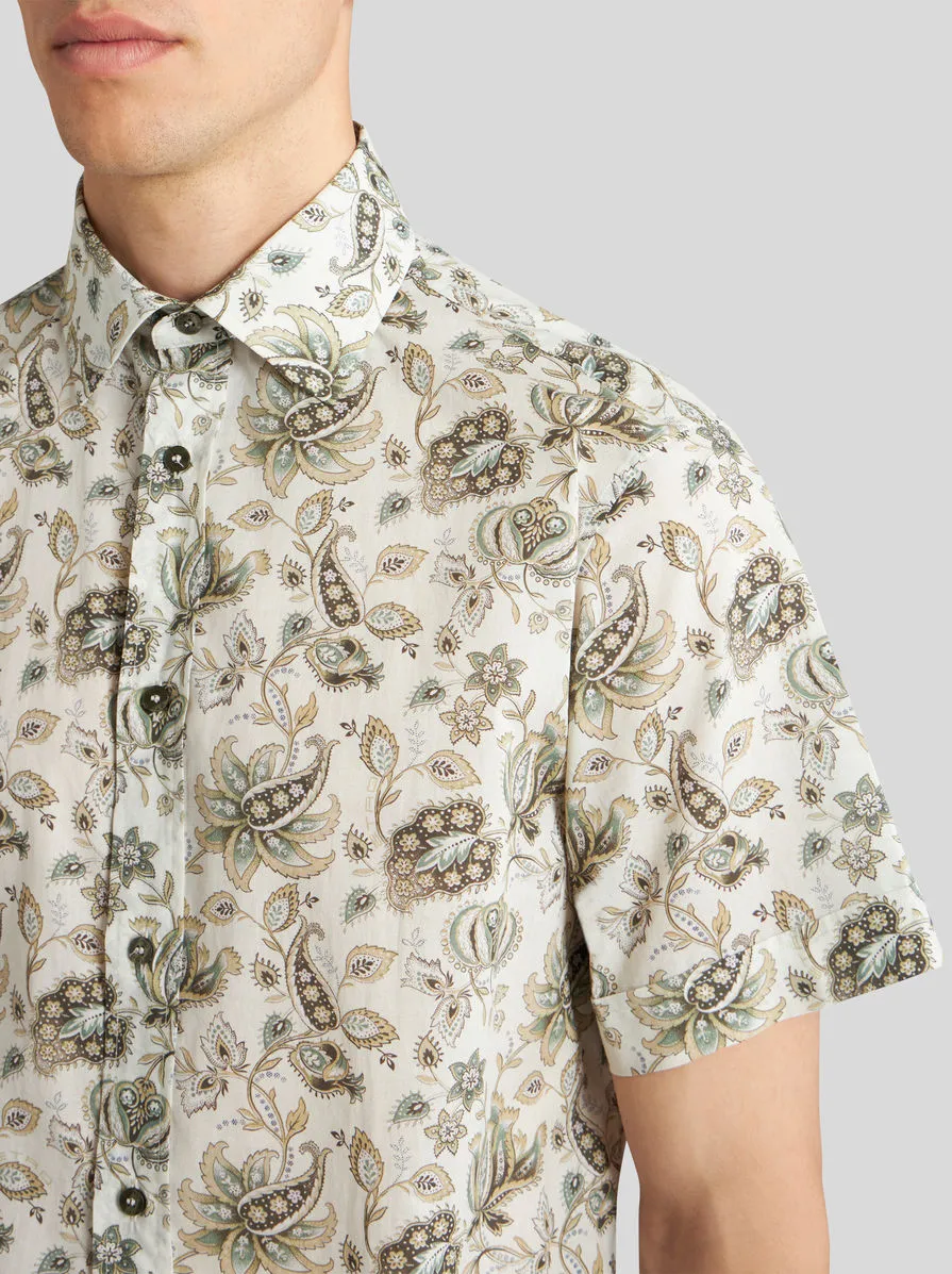 Paisley Print Cotton Shirt