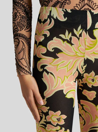 Printed Jersey Trousers