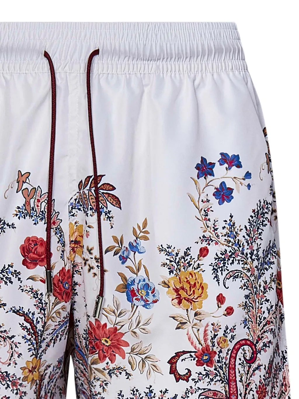 Floral Printed Drawstring Swim Shorts