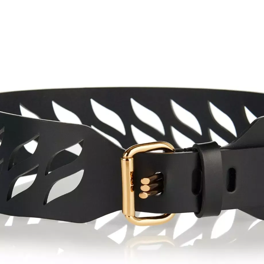 Perforated Buckle Belt