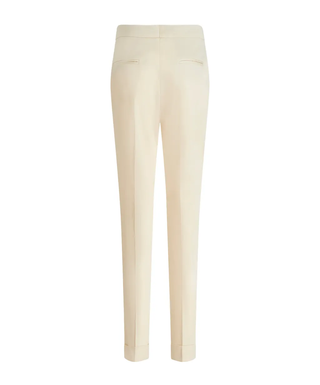 Mid-Rise Cropped Trousers