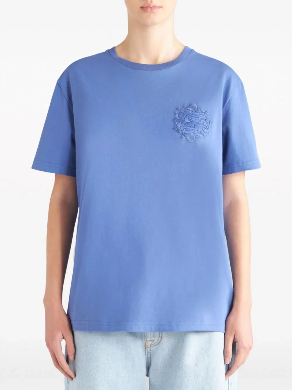 T-Shirt With Round Neck And Short Sleeves