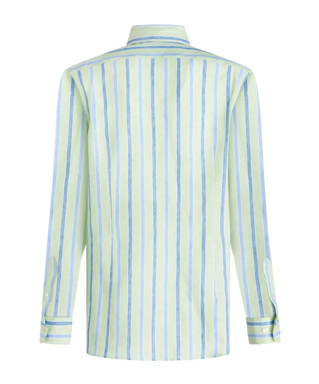 Striped Shirt With Logo