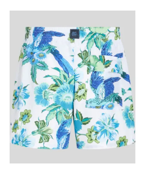 Floral-Printed Drawstring Swim Shorts