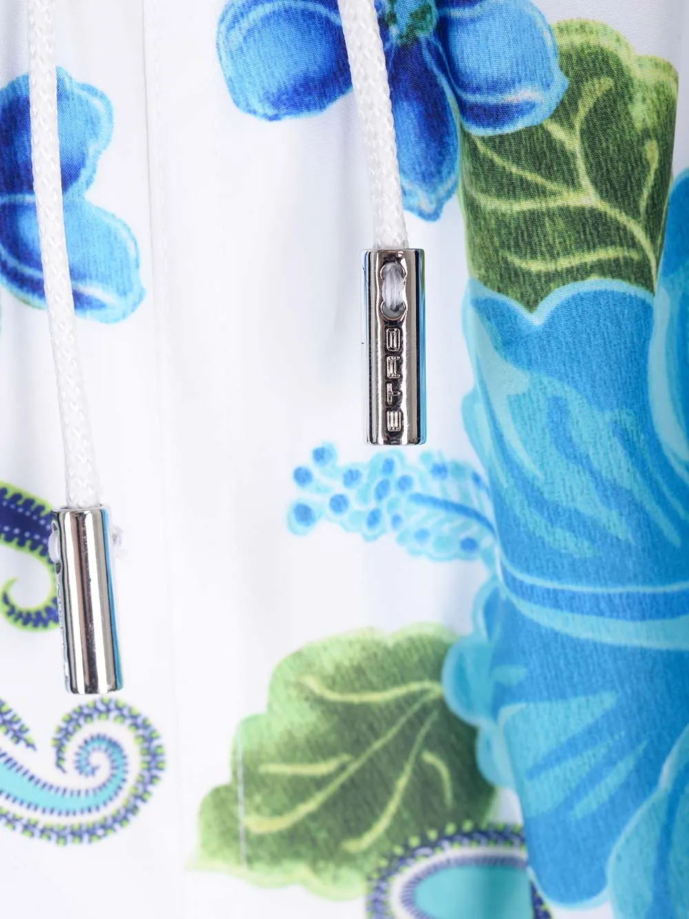 Allover Floral Print Drawstring Swim Shorts